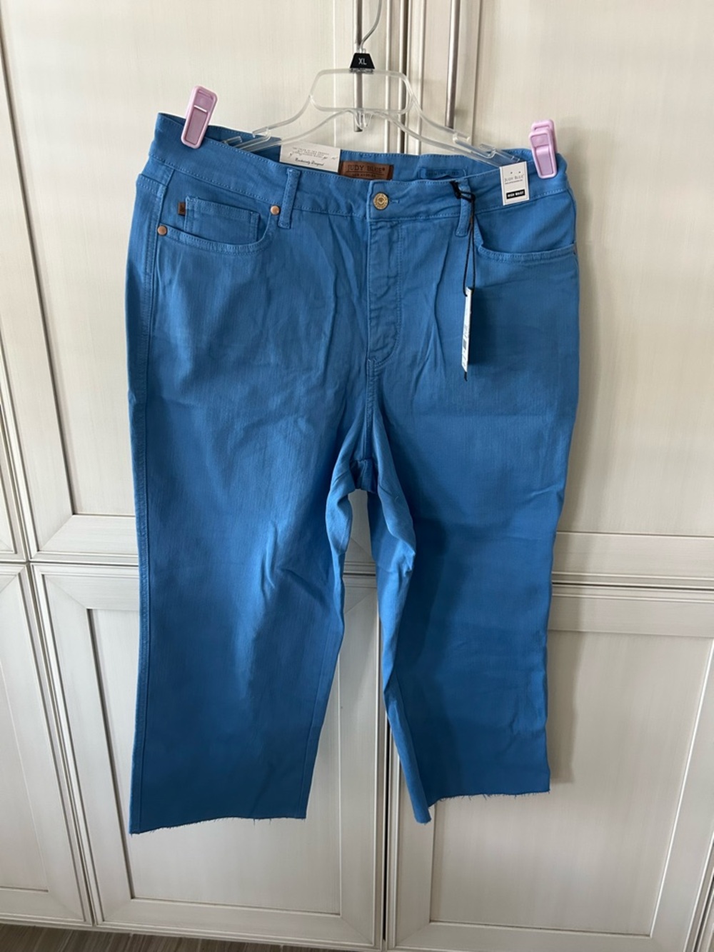 Judy Blue High-Waist Sky Blue Crop Pants